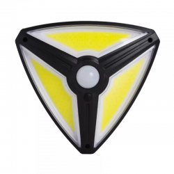 Powermaster mx-1219b 150 cob ledli sensörlü 3 modlu solar interaksiyon duvar lambasi