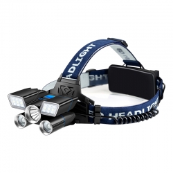 Powermaster mx-501 18+3 power ledli su geçirmez şarjli kafa feneri