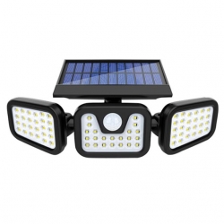 Powermaster MX-W771A Sensörlü 3 Modlu 74 Ledli Solar Aydınlatmalı Duvar Lambası