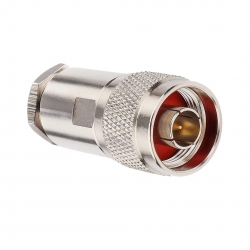 Powermaster n erkek vidali screw on type tip konnektör - rg213