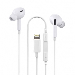 Powermaster PG3-7 Lightning 2 İn 1 Ekstra Şarj Girişli Mikrofonlu Kulaklık