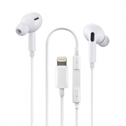 Powermaster PG3-7 Lightning 2 İn 1 Ekstra Şarj Girişli Mikrofonlu Kulaklık