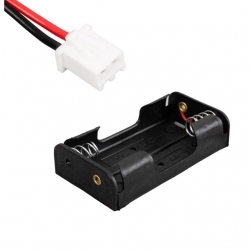 Powermaster Plastik Siyah Pil Yuvası 2'Li AA (IC-233A)