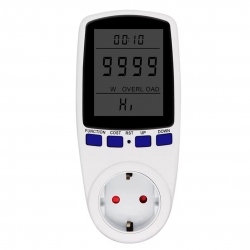 Powermaster pm-001 digital wattmetre elektrik ölçüm cihazi (230v-3680w-max-16a)
