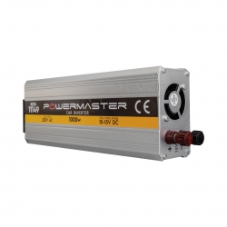 Powermaster pm-11149 12 volt - 1000 watt modified sinus inverter (10-15v arasi-220v ac)