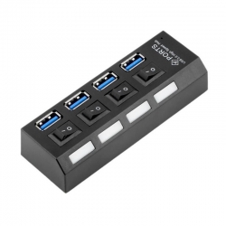 Powermaster pm-11365 4 port anahtarli usb 3.0 30 cm kablolu usb hub çoklayici