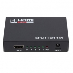Powermaster PM-12081 4 Port HDMI Splitter Dağıtıcı 1.4V 1080P 4KX2K