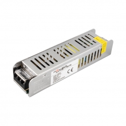 Powermaster pm-13247 12 volt - 5 amper slim kasa metal adaptör (158*40*30)