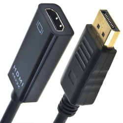 Powermaster pm-14030 display port erkek to hdmi dişi 4k*2k 25cm çevirici kablo