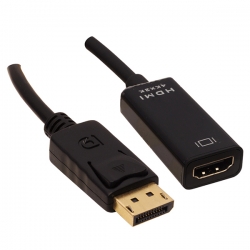 Powermaster pm-14030 display port erkek to hdmi dişi 4k*2k 30 cm çevirici kablo