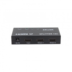 Powermaster pm-14217 1.4v 1080p 4kx2k 2 port hdmi splitter dağitici