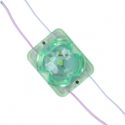 Powermaster PM-14722 12 Volt 2 Watt Yeşil Sabit 4333-3030 Modül Led 43X33x28mm