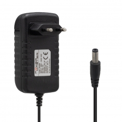 Powermaster pm-15429 24 volt - 1 amper 5.5*2.5 mm uçlu priz tipi plastik kasa adaptör