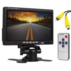 Powermaster PM-15487 7" TFT Lcd Dijital Monitör 2 Kanal Geri Görüş Kamerası Tetiklemeli 800X480P