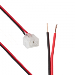 Powermaster pm-16735 2 pin neon 12 volt tek yönlü güç kablosu 6x12mm 15cm