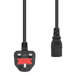 Powermaster pm-17891 3x0.75 mm 1.5 metre ingiliz tip c7 power kablo