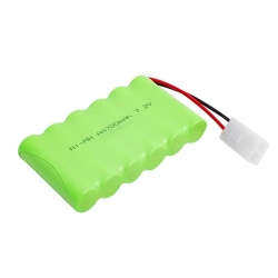 Powermaster pm-20125 7.2 volt 700 mah ni-mh 2 pin tamiya soketli 6li oyuncak araba pili