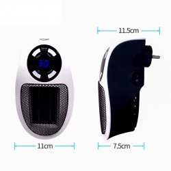 Powermaster pm-20327 500 watt priz tipi uzaktan kumandali taşinabilir isitici (zamanlayici) (om-1211)