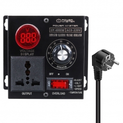 Powermaster pm-21013 10-100v ac 4000 watt 15a hiz işik kontrolü motor sürücü voltaj regülatör
