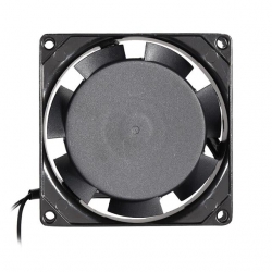 Powermaster PM-21375 80X80x25mm 8X8 Metal Kasa Plastik Pervane AC220 Volt Fan