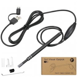 Powermaster PM-22161 3İn1 USB Kulak Muayene Endoskop Kamera