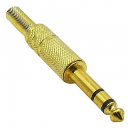 Powermaster pm-2227 stereo sari gold metal 1.kalite gitar jack