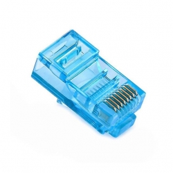 Powermaster PM-22702 RJ45 RJ45 CAT6 8P/8C Mavi Soket (100'Lü Paket)