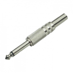 Powermaster pm-22709 6.3 mm mono metal gitar jack