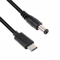 Powermaster pm-23883 type-c to 5.5x2.5mm 1 metre kablo
