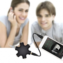 Powermaster PM-24172 6'LI 3.5Mm Stereo AUX Çoklayıcı