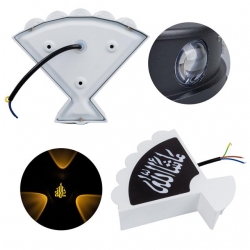 Powermaster PM-24454 3000K Maşallah Arapça Üçgen Dekoratif LED Duvar Aplik