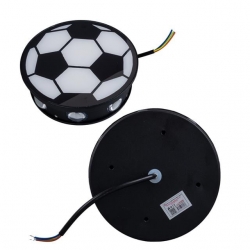 Powermaster PM-24456 Gün Işığı - Kırmızı Futbol Topu Dekoratif LED Duvar Aplik