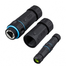 Powermaster PM-24591 Dişi - Dişi IP68 Su Geçirmez RJ45 Konnektör