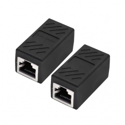 Powermaster PM-24809 RJ45 To RJ45 Kaplin-Coupler Dişi Metal 8P-8C Ara Aparat (Tekli)
