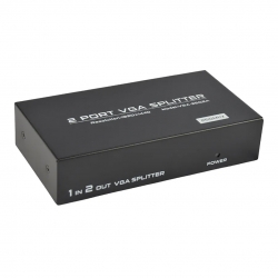 Powermaster pm-2502a 2 port 250 mhz 1920x1440 vga splitter dağitici