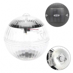 Powermaster PM-25477 Solar Panelli Havuz Topu RGB Led Ambiyans Aydınlatma Su Geçirmez