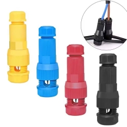 Powermaster pm-25898 su geçirmez 1 pin konnektör karişik renk (1 adet)