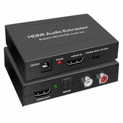Powermaster PM-2619 4K HDMI TO HDMI + SPDIF - L/R Ses Ve Görüntü Ayırıcı Çevirici