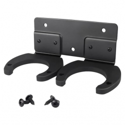 Powermaster PM-26938 Duvara Monte Çift Mikrofon Tutucu Askı Metal Gövde