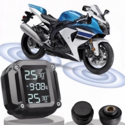 Powermaster PM-28656 Motosiklet Kablosuz Lastik Basınç Ve Sıcaklık İzleme Sistemi (TPMS)