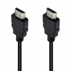 Powermaster PM-31396 Plastik Düz Siyah 50 Cm Poşetli HDMI Kablo