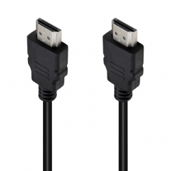 Powermaster PM-31396 Plastik Düz Siyah 50 Cm Poşetli HDMI Kablo