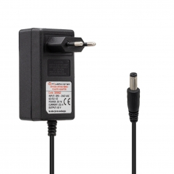 Powermaster pm-32862 12 volt - 2.5 amper 5.5*3.0 iğneli uç dsmart-digiturk için plastik kasa adaptör