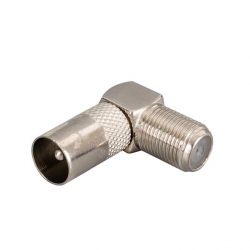Powermaster PM-34398 F Konnektör Dişi - 60 Ohm Erkek L Tip Çevirici