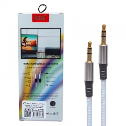 Powermaster pm-3779 3.5 mm 1.2 metre erkek/erkek beyaz stereo aux kablo