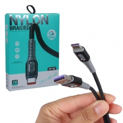 Powermaster PM-3785 USB-A TO Type-C 5 Amper Şarj Ve Data Veri Kablosu (1 Metre)
