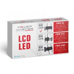 Powermaster pm-40 22 - 55 led/lcd/plazma kilitli duvar aski aparati