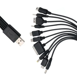 Powermaster pm-4309 çok fonksiyonlu 10lu usb şarj aleti kablo