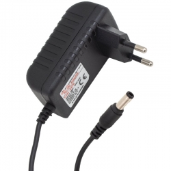 Powermaster pm-4479 12 volt - 0.5 amper 5.5*2.5 mm uçlu plastik kasa priz tipi adaptör