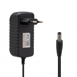 Powermaster pm-4531 12 volt - 2 amper 5.5*2.5 mm uçlu plastik kasa priz tipi adaptör